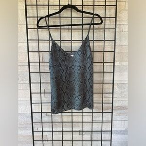 Cami NYC Snake Print Silk Camisole